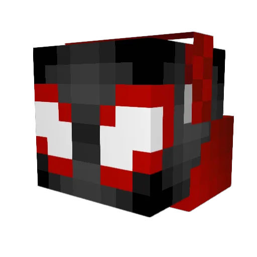 UCado Minecraft avatar head, 3D render