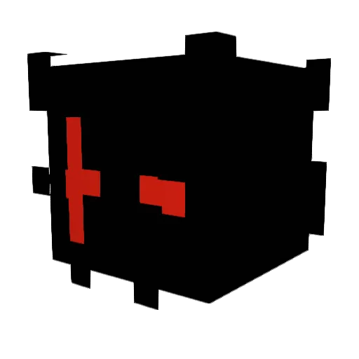 UDCorrupt Minecraft avatar head, 3D render