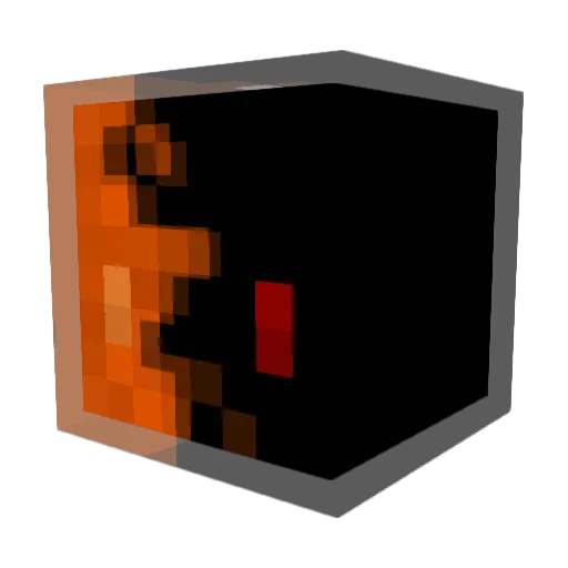 UDS_Espectro Minecraft avatar head, 3D render