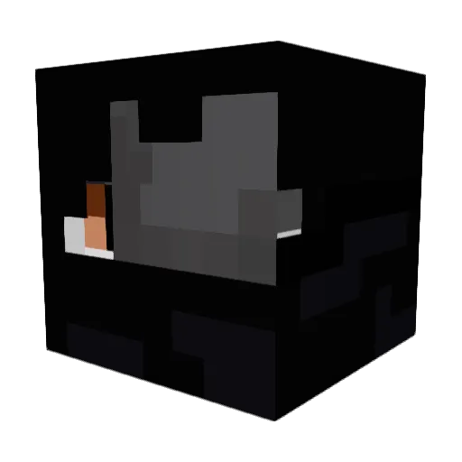 UEObambam Minecraft avatar head, 3D render