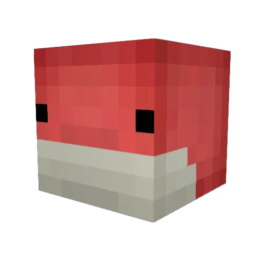 UF0RD0 Minecraft avatar head, 3D render