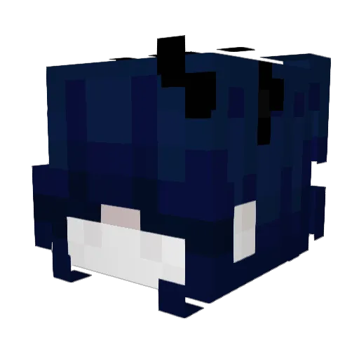 UFFFS Minecraft avatar head, 3D render