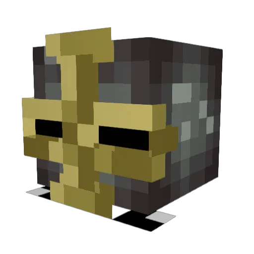 UFOP0RNOOO Minecraft avatar head, 3D render