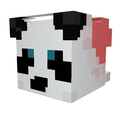 UG1511 Minecraft avatar head, 3D render
