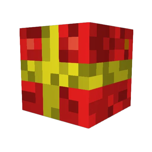 UGA007 Minecraft avatar head, 3D render