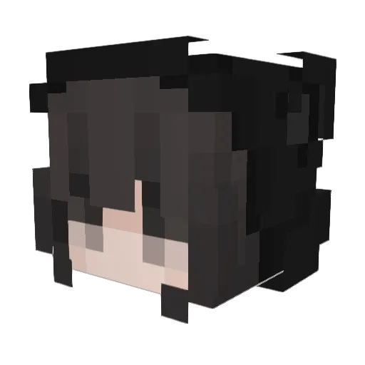 UGHMIK Minecraft avatar head, 3D render