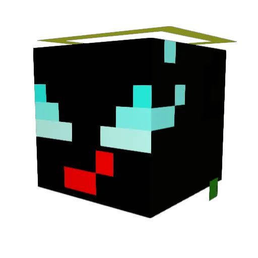 UGUGUGUG Minecraft avatar head, 3D render