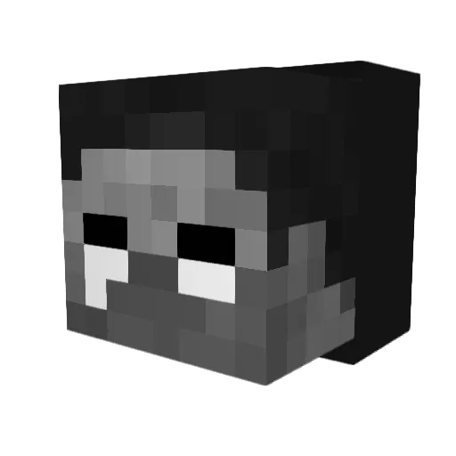 UHC_Kr1su Minecraft avatar head, 3D render