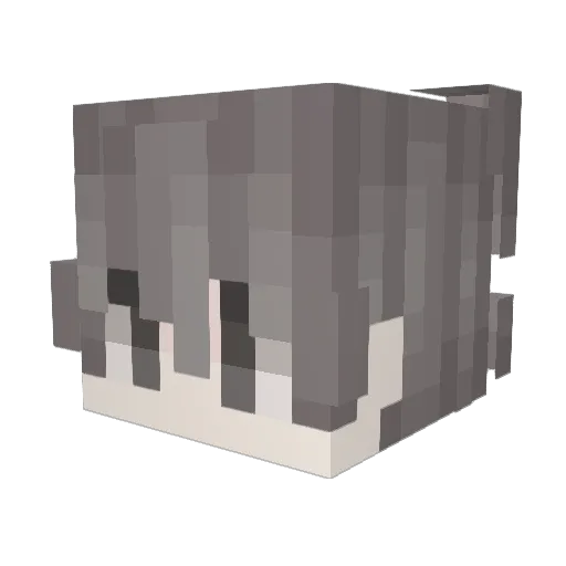 UHCchizi Minecraft avatar head, 3D render