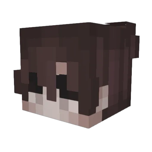 UHIJIPO Minecraft avatar head, 3D render