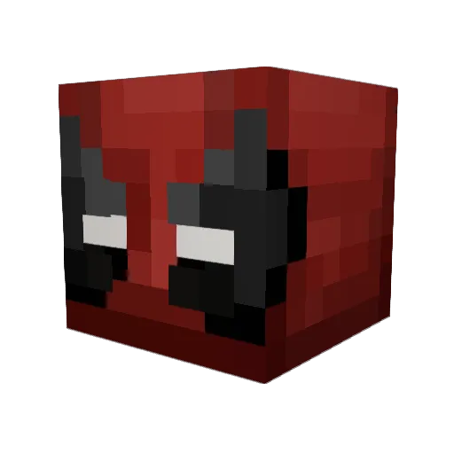UH_Venomz Minecraft avatar head, 3D render