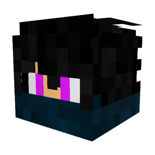 UHc_GAmer Minecraft avatar head, 3D render