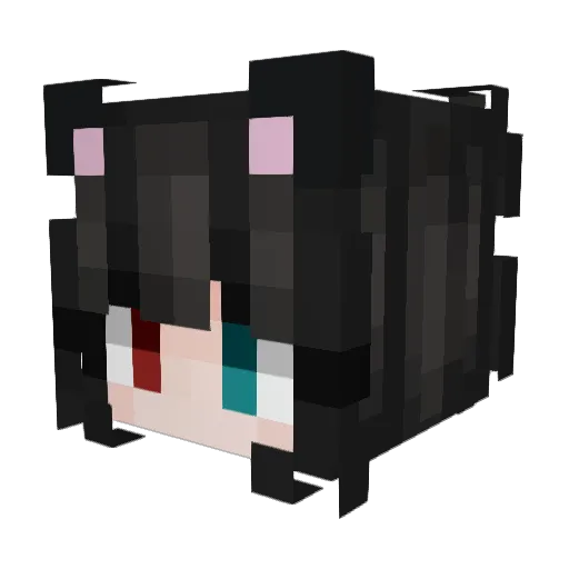 UImouse Minecraft avatar head, 3D render