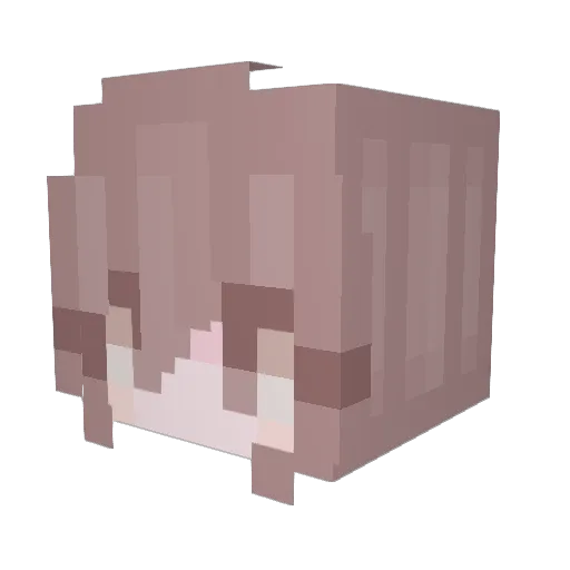 UK1414 Minecraft avatar head, 3D render