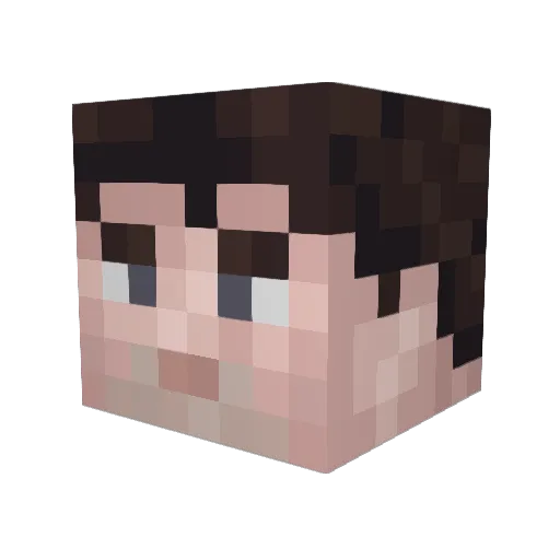 UKARMY Minecraft avatar head, 3D render