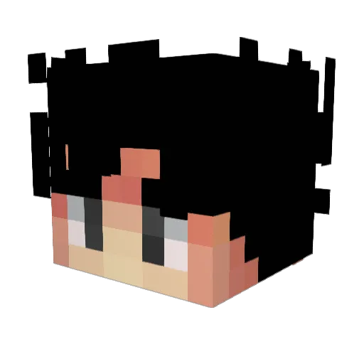 UKCheese Minecraft avatar head, 3D render
