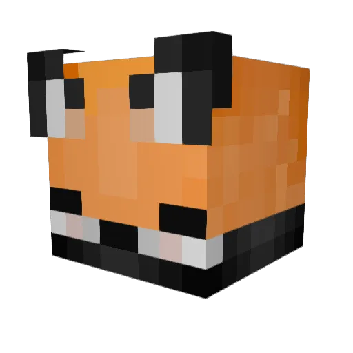 UKKE79 Minecraft avatar head, 3D render