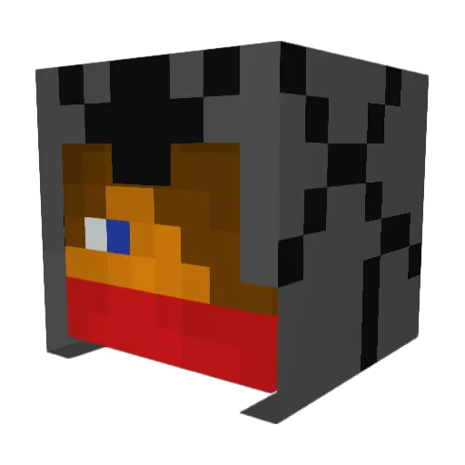 UKN0WN_T0_Y0U Minecraft avatar head, 3D render