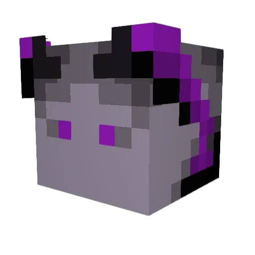 UKTV Minecraft avatar head, 3D render