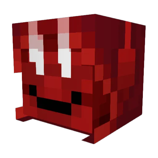 UKUAN_One Minecraft avatar head, 3D render