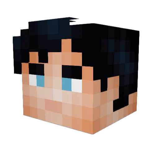 UK_Sparks Minecraft avatar head, 3D render