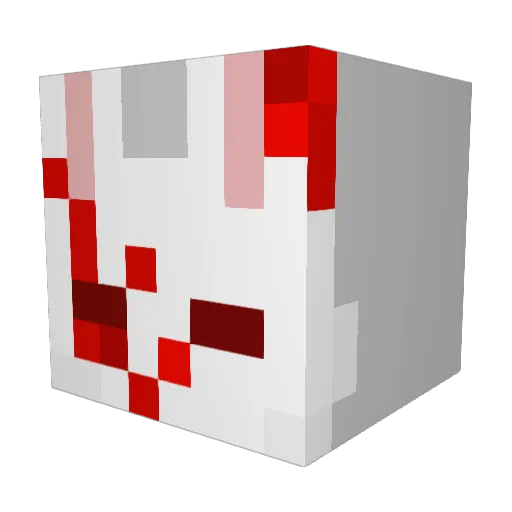 ULFFUS Minecraft avatar head, 3D render