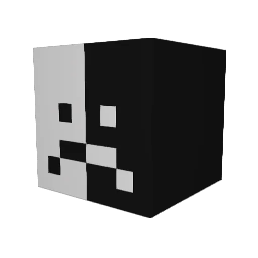 ULTRA20XX Minecraft avatar head, 3D render