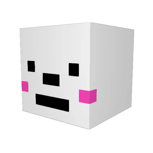 UM6794 Minecraft avatar head, 3D render