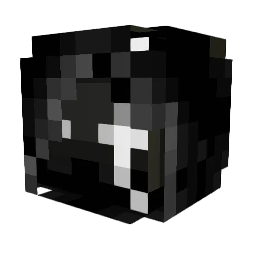 UMCY Minecraft avatar head, 3D render