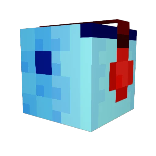 UMF8sh Minecraft avatar head, 3D render