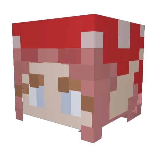 UMIDKITSNIPER Minecraft avatar head, 3D render