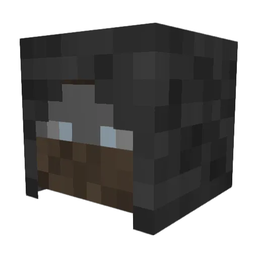 UNDEADBASTARD Minecraft avatar head, 3D render
