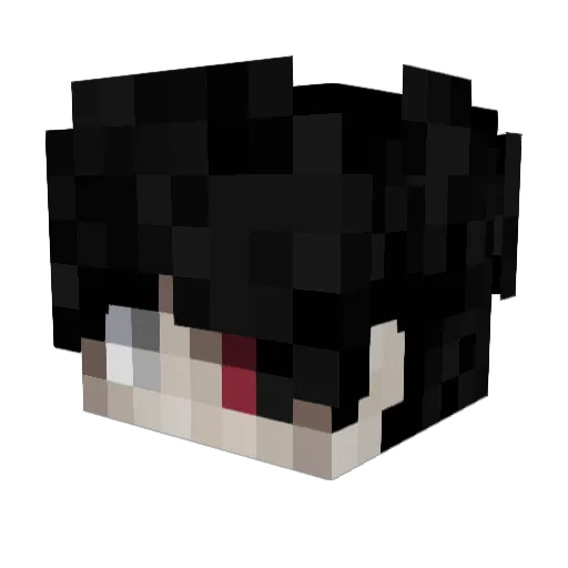 UNDERCICLE Minecraft avatar head, 3D render