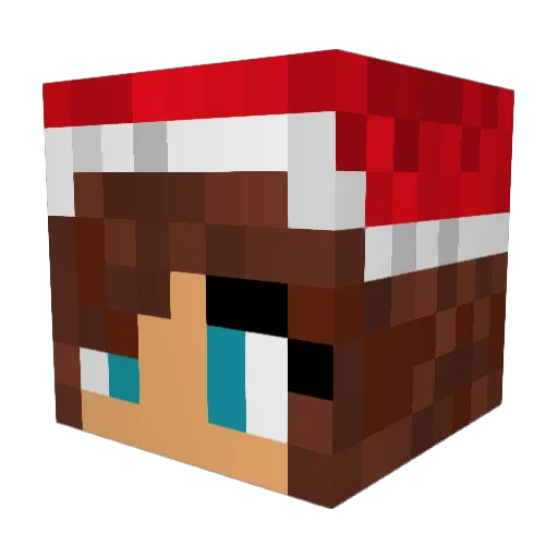 UNGESMXDCHEN Minecraft avatar head, 3D render