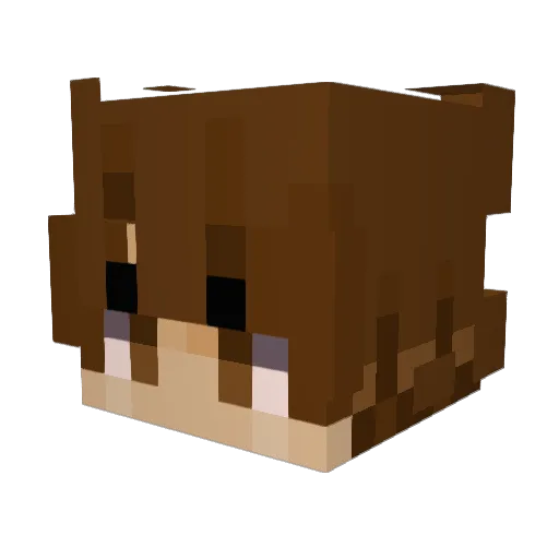 UNGODLYICHOR Minecraft avatar head, 3D render