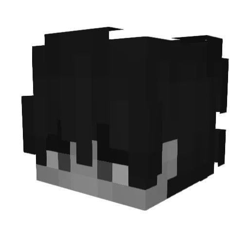 UNITOP1 Minecraft avatar head, 3D render