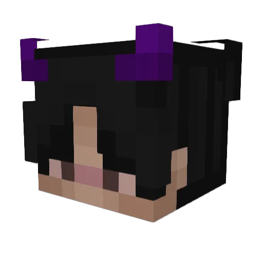 UNKINDon4K Minecraft avatar head, 3D render