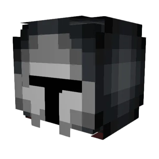 UNKN0WN385 Minecraft avatar head, 3D render