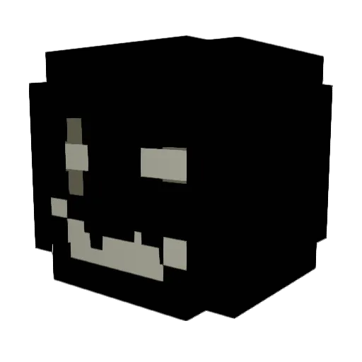 UNKN0WN_WM Minecraft avatar head, 3D render