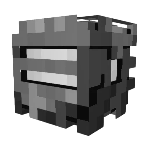 UNORavenPrime Minecraft avatar head, 3D render