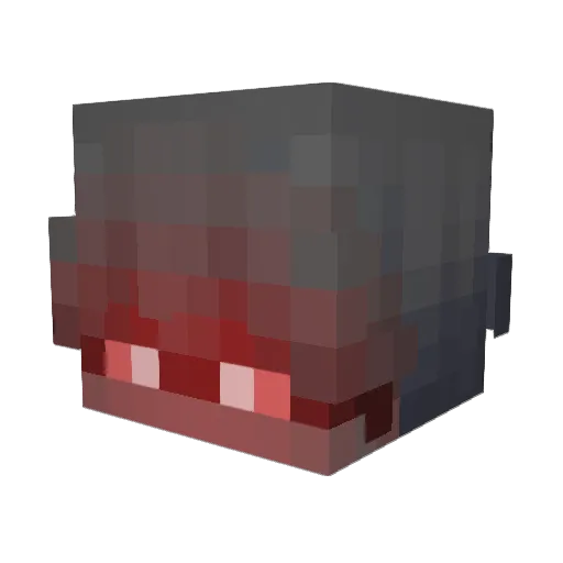 UNOcraftsTV Minecraft avatar head, 3D render