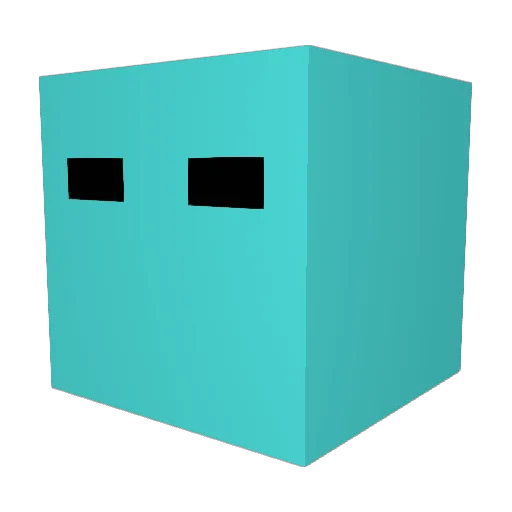 UNRE4L_YT Minecraft avatar head, 3D render