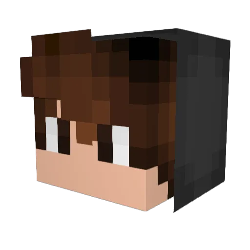 UNSCODST008 Minecraft avatar head, 3D render
