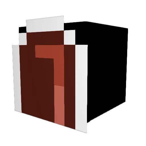 UN_CO Minecraft avatar head, 3D render