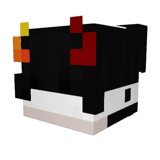 UPRIS3 Minecraft avatar head, 3D render
