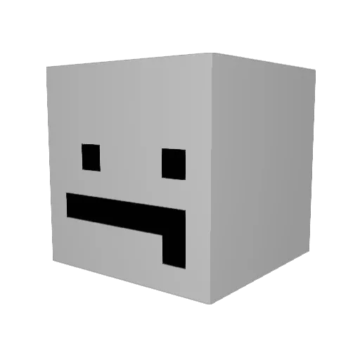UQI_TheGreat Minecraft avatar head, 3D render