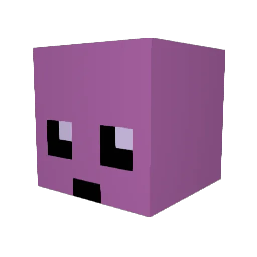 URALOVER Minecraft avatar head, 3D render