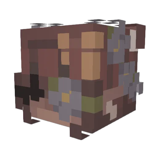 URAmazonPackage Minecraft avatar head, 3D render