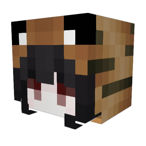 URCristiano Minecraft avatar head, 3D render