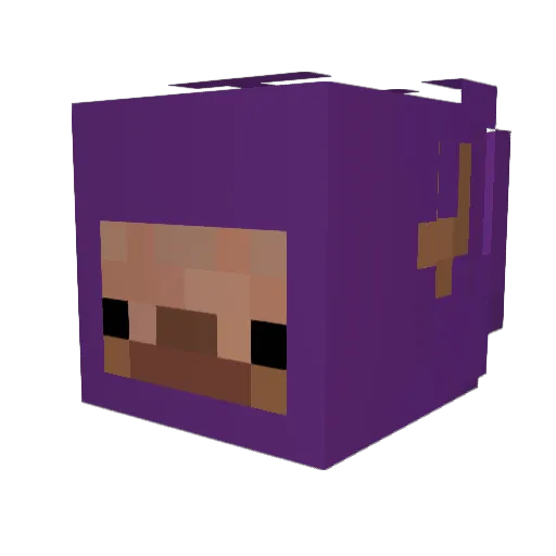 URDADHOWE Minecraft avatar head, 3D render